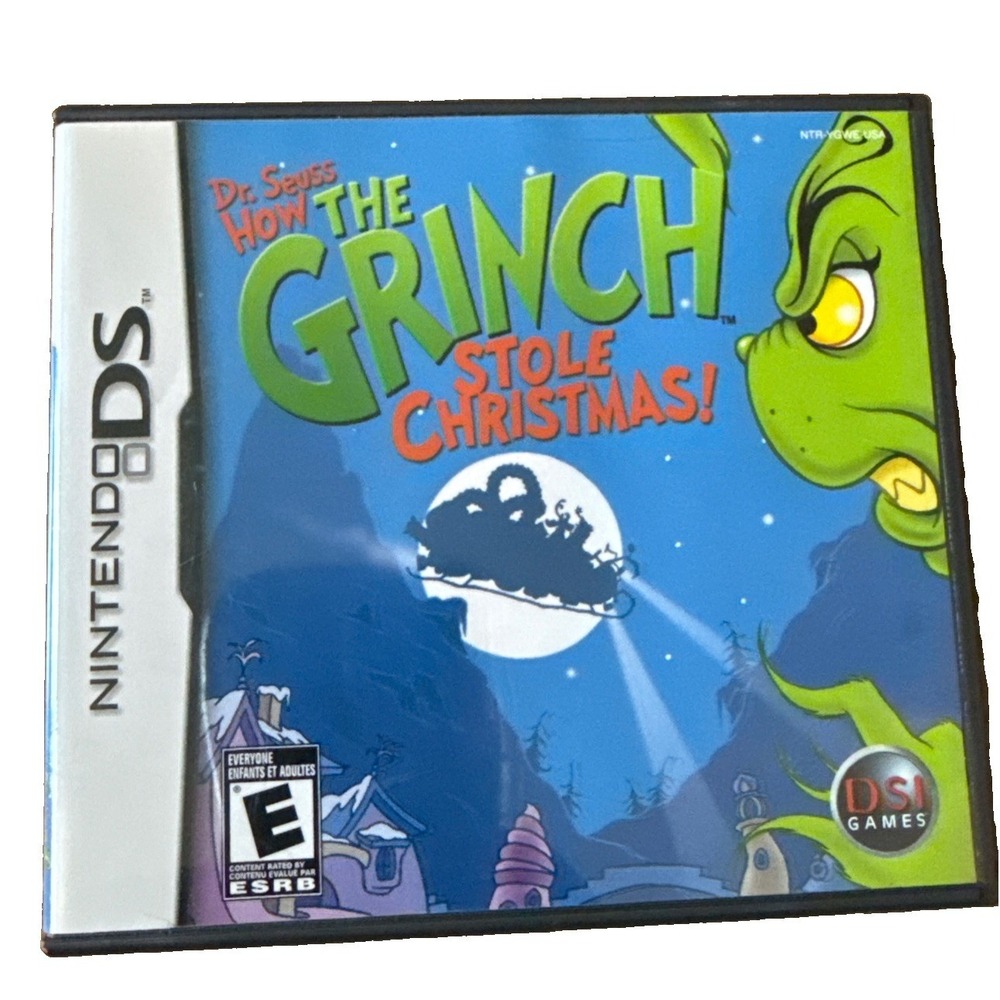 Dr. Seuss How the Grinch Stole Christmas (Nintendo DS, 2007) CIB